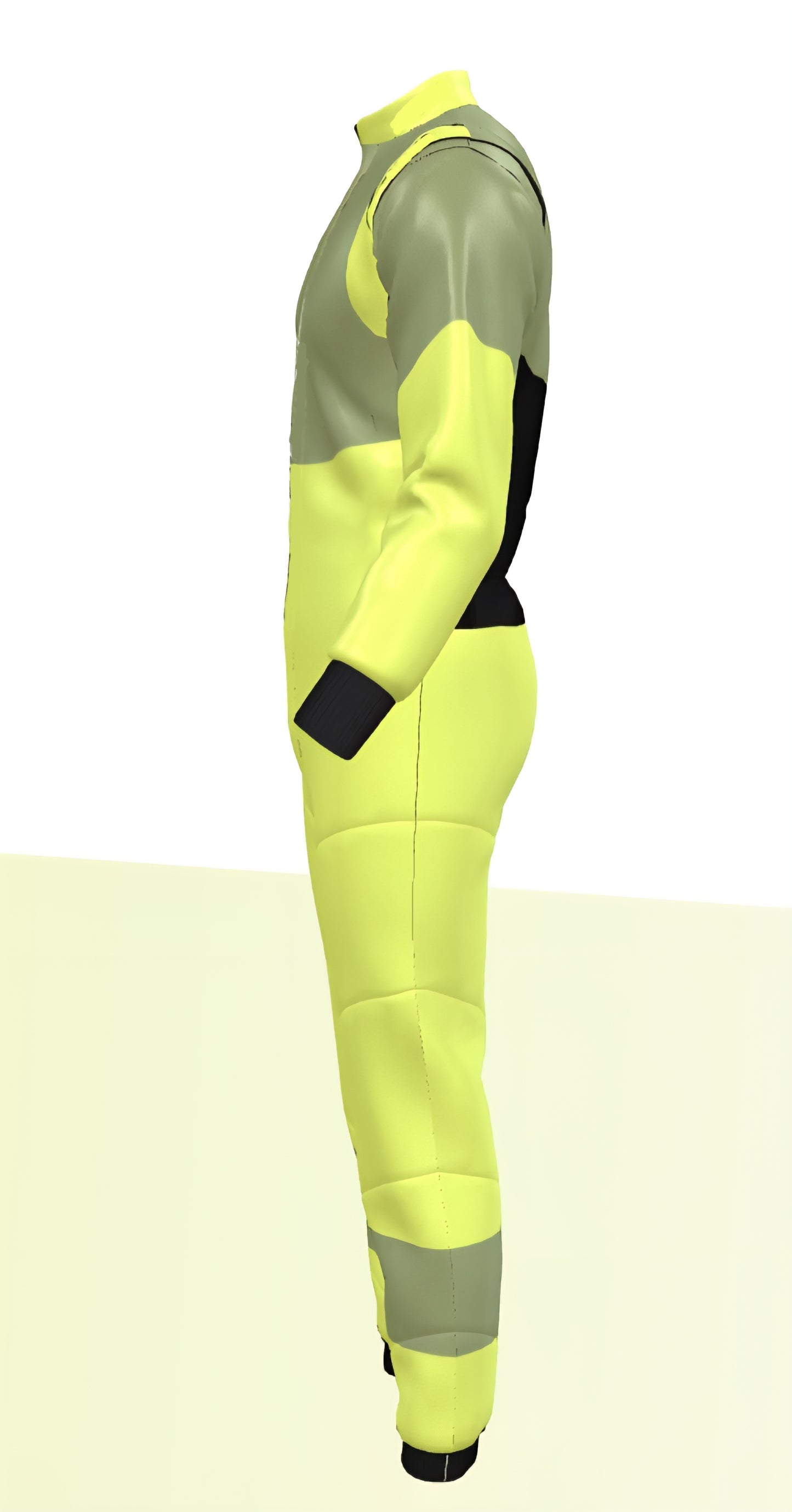 Light Green, Black. Prime Quality Customised Kart Racing Suit.  2 layers