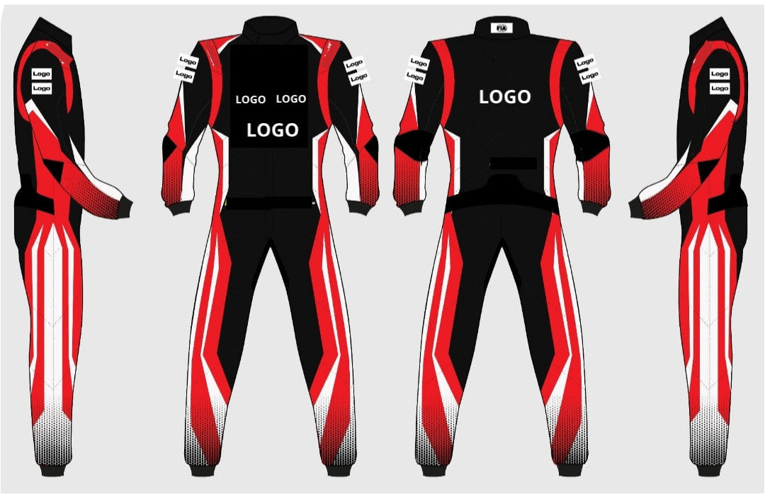 Prime Quality Customised Kart Racing Suit.  2 layers